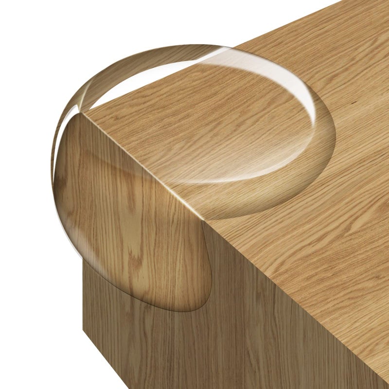 Gudui 12 Pack Corner Protectors for Baby, Clear Corner Guards Protector Furniture Corner & Edges Safety Bumpers Cushion, Round, 1.6x1.6x0.8 in - Image 1